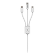 Picture of INTOUCH DUAL C/CHARGER 2.1A WHT + 3 PRONG CABLE