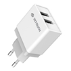 Picture of INTOUCH DUAL T/CHARGER 2.4A WHT + 3 PRONG CABLE